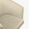 Furnicher BEN Draaibare Eetkamerstoel - Fluwelen bekleding - Modern design - Stalen frame - Beige fluweel - Zwarte poten
