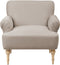 FREDROS - Fauteuil - Taupe - Polyester