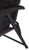 Eurotrail Kendal - Campingstoel - Verstelbare rug met hoofdkussen - Antraciet