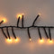 Maxi Cluster Kerstverlichting - 400 LED - 6m - extra warm wit - 8 lichtstanden - Timer - Geheugenfunctie - zwart snoer