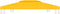 vidaXL - Prieeldak - 2-laags - 310 - g/m² - 4x3 - m - geel