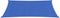 vidaXL - Zonnezeil - 160 - g/m² - rechthoekig - 3x6 - m - HDPE - blauw