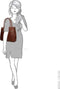 Gigi Fratelli Dames Leren Schoudertas iPad Romance Business ROM8005 Brandy