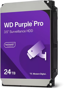 Western Digital Purple Pro - HDD 24TB 3.5" SATA 6GB/s 512MB (2024)