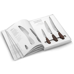 Déglon Messenboek met 3 Génération Y Messen - Luxe Messenset - Palissander Handvat