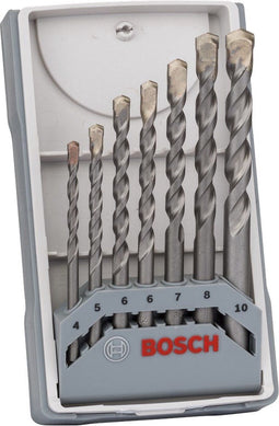 Bosch 2 607 017 082 - 7-delige betonborenset CYL-3 - nuttige lengtes 40-80 mm (1 set)