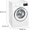 Siemens iQ300 WM14N0A5 - Wasmachine 8 kg 1400 U/min - Wit