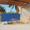 vidaXL - Windscherm - uittrekbaar - 117x300 - cm - blauw
