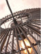 GOOD&MOJO Hanglamp Madeira - Rotan Zwart - Ø48cm - Modern - Hanglampen Eetkamer, Slaapkamer, Woonkamer