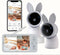 Arenti AINanny - Wifi Babyfoon met 2 Camera's - 5 inch Scherm 2K UHD - Met Slaapliedjes - Alexa & Google (2 stuks)