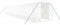 vidaXL - Tuinkas - met - stalen - frame - 32 - m² - 16x2x2 - m - wit