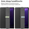 Accezz Trifold Bookcase - Samsung Tab S9 FE - Zwart