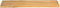 vidaXL - Tafelblad - met - natuurlijke - rand - 120x40x3,8 - cm - massief - mangohout