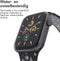 imoshion Sport⁺ bandje - Geschikt voor Apple Watch 1, 2, 3, 4, 5, 6, 7, 8, 9, 10 (42 mm), SE - 38/40/41 mm - Zwart - S/M