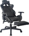 Gamestoel bureaustoel Thomas - racing gaming camouflage - met voetsteun - verstelbaar