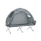 SoBuy OGS32-II-HG - Opblaasbare Camping Tent - Inclusief luchtmatras en slaapzak - Grijs 193x161cm