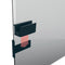 Sigel stifthouder - voor glasmagneetbord van 3 tot 5mm - 75x37x35mm - lichtgrijs - SI-GL810