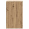 vidaXL - Garagekast - 30x51x85 - cm - massief - grenenhout - artisan - eikenkleurig