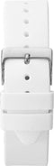 GUESS W0911L1 - Polshorloge - Siliconen band - Wit - 40 mm