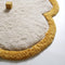 Nattiot Little Nimbus - Tapis - Coton antidérapant - Ecru met gele contour