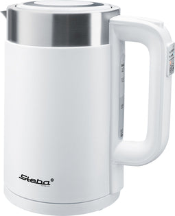 Steba WK 11 - Waterkoker - Instelbare temperatuur 50-100°C - Wit/RVS
