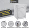 Hoes voor wasmachine/warmtepompdroger, waterdicht, voorlader, wasmachine, hoes, zilver, zonwerend, stofdicht, verdikt XL
