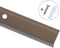 vidaXL - Trapneuzen - L-vormig - 5 - st - 100 - cm - aluminium - bruin