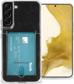 iMoshion Hoesje Geschikt voor Samsung Galaxy S22 Plus Hoesje Met Pasjeshouder - iMoshion Softcase Backcover met pashouder - Transparant