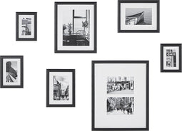 Beliani ZINIARE - Fotolijst - Zwart - MDF