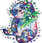 UNIDRAGON Houten Puzzel Voor Volwassenen Dier - Serieuze Panda - 700 stukjes - Royal Size 44x59 cm