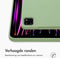 Accezz iPad Pro 11 (2018 - 2022) - Liquid Silicone Backcover met penhouder - Lichtgroen