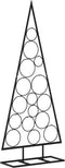 vidaXL - Kerstdecoratie - kerstboom - 125 - cm - metaal - zwart