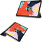 iMoshion Tablet Hoes Geschikt voor iPad Air 4 (2020) /iPad Air 11 inch (2024) M2 / iPad Air 5 (2022) - iMoshion Design Trifold Bookcase - Zwart /Don't touch