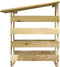 vidaXL - Pergola - met - dak - 100x90x200 - cm - geïmpregneerd - grenenhout
