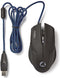 Gaming Muis - Bedraad - 800 / 1200 / 1600 dpi - Instelbare DPI - Aantal knoppen: 6 - Rechtshandig - 1.50 m - LED