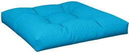 vidaXL - Palletkussen - 70x70x12 - cm - stof - blauw
