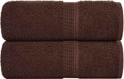 vidaXL - Gastendoekjes - 2 - st - 30x50 - cm - 360 - g/m² - 100% - katoen - bruin