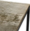 Atmooz - Bijzettafel Vanger - ruw antiek brons - Rechthoekig - Binnen - Interieur - Goud Brons en zwart - Hoogte 55cm - Metaal