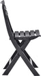 vidaXL - Tuinstoelen - inklapbaar - 2 - st - kunststof - antraciet