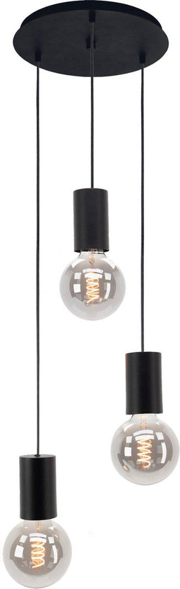 EGLO Pozueta - Hanglamp - E27 - Ø 33 cm - Zwart