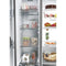 Haier HSW79F18ANMM - Side By Side Koelkast - 611 l - No Frost - Platina