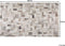 KORFEZ - Laagpolig vloerkleed - Grijs - 160 x 230 cm - Leer