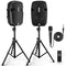 PYLE Bluetooth PA Speaker Kit 700W - Dual 8