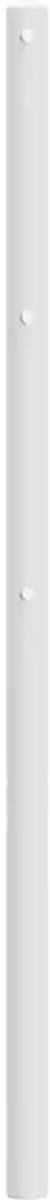 vidaXL - Hoofdbord - 100 - cm - metaal - wit