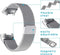 iMoshion Bandje Geschikt voor Fitbit Charge 4 / Charge 3 - iMoshion Milanese Watch bandje - Zilver