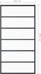 vidaXL - Schuifdeur - met - beslag - 102x205 - cm - aluminium - en - ESG-glas