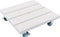 Plantentrolley - Plantenonderzetter - Voor binnen en buiten - draagvermogen tot 80 kg - Wit - 30x30cm