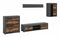 Furnilux Jam Matera - Tv meubel - Tijdloos design - Bruin - 35x169x330cm