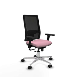 Piqueras y Crespo 3D086N0 - Bureaustoel - Verstelbare hoogte met armleuning - Roze