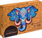 UNIDRAGON Houten Puzzel Voor Volwassenen Dier - Eeuwige Olifant - 700 stukjes - Royal Size 62x47 cm
